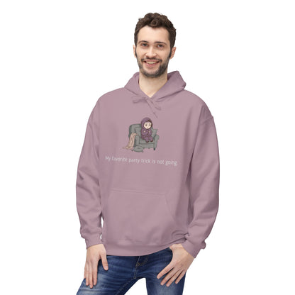 My Favorite Party Trick Is Not Going  | Introvert Graphic Hoodie