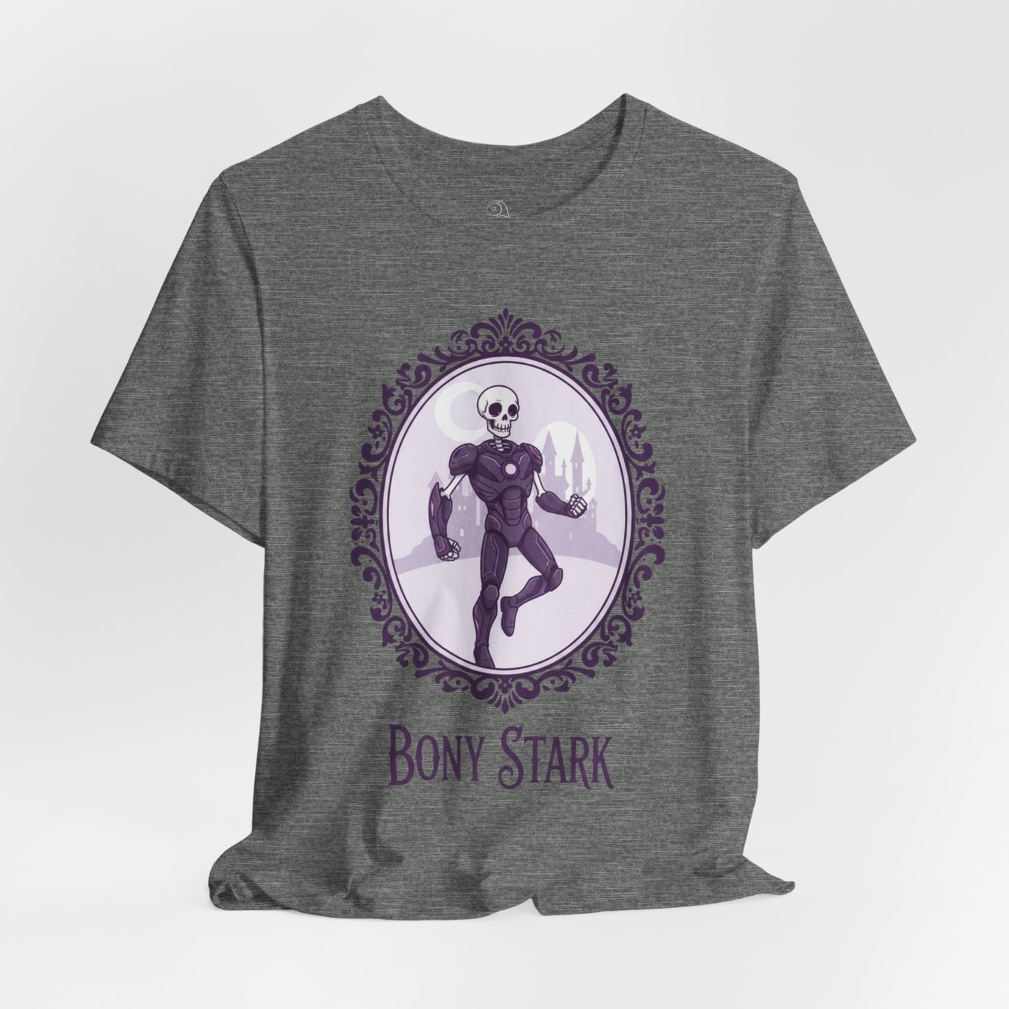 Bony Stark | Gothic Tee, Skeleton Illustration