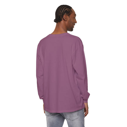 Grumpy Owl Illustration Long Sleeve | No Text, Night Bird Graphic Tee