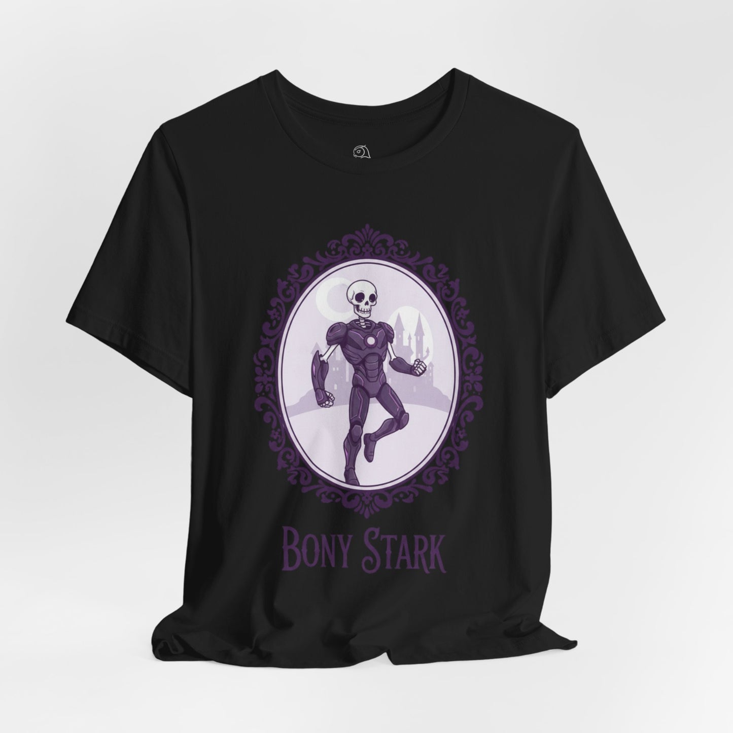 Bony Stark | Gothic Tee, Skeleton Illustration