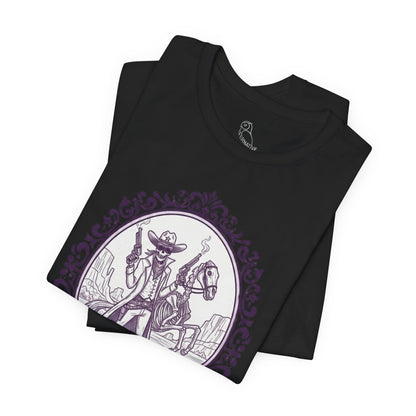 The Bone Ranger | Gothic Historical Tee, Skeleton Illustration