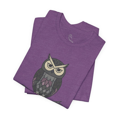 My Silence Is A Tactical Decision Owl T-Shirt | Owl Illustration, Sarcastic Quote
