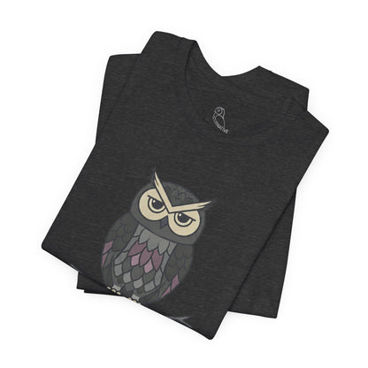 My Silence Is A Tactical Decision Owl T-Shirt | Owl Illustration, Sarcastic Quote