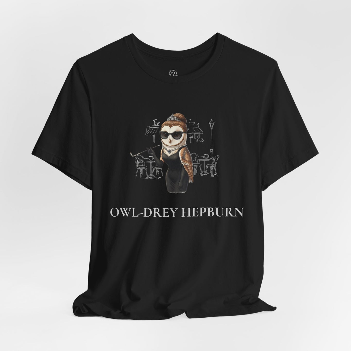 Owl-drey Hepburn | Owl Graphical Tee