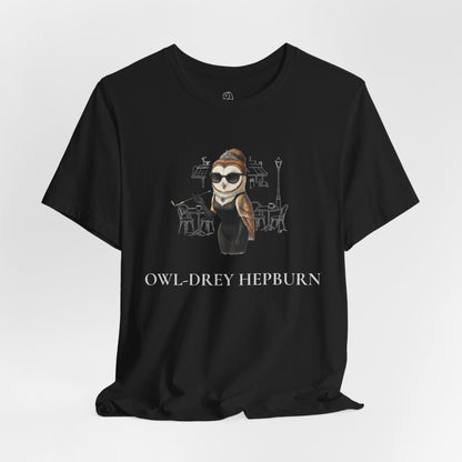 Owl-drey Hepburn | Owl Graphical Tee