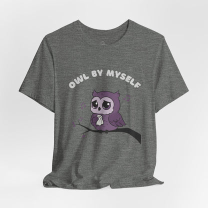 Owl By Myself | Owl Graphic Tee