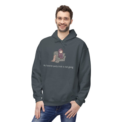 My Favorite Party Trick Is Not Going  | Introvert Graphic Hoodie