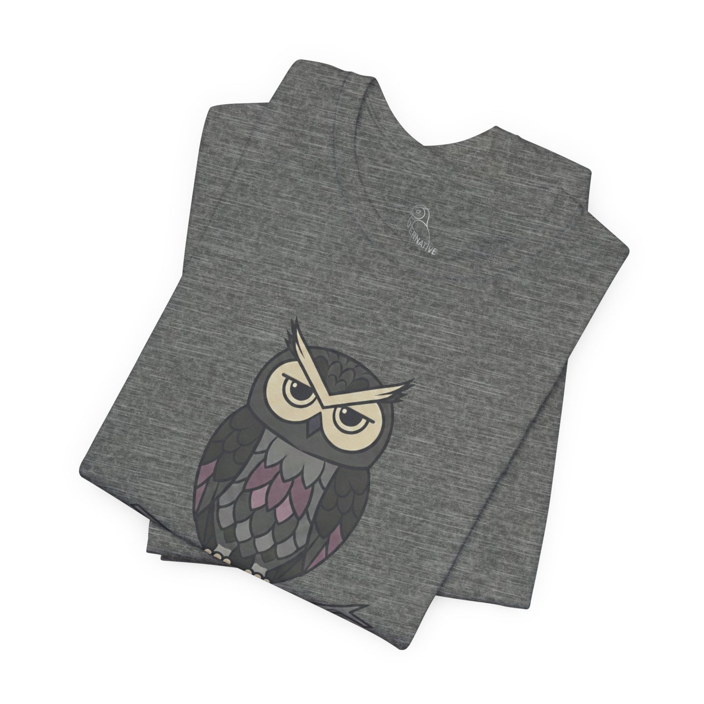 My Silence Is A Tactical Decision Owl T-Shirt | Owl Illustration, Sarcastic Quote
