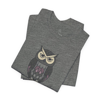 My Silence Is A Tactical Decision Owl T-Shirt | Owl Illustration, Sarcastic Quote