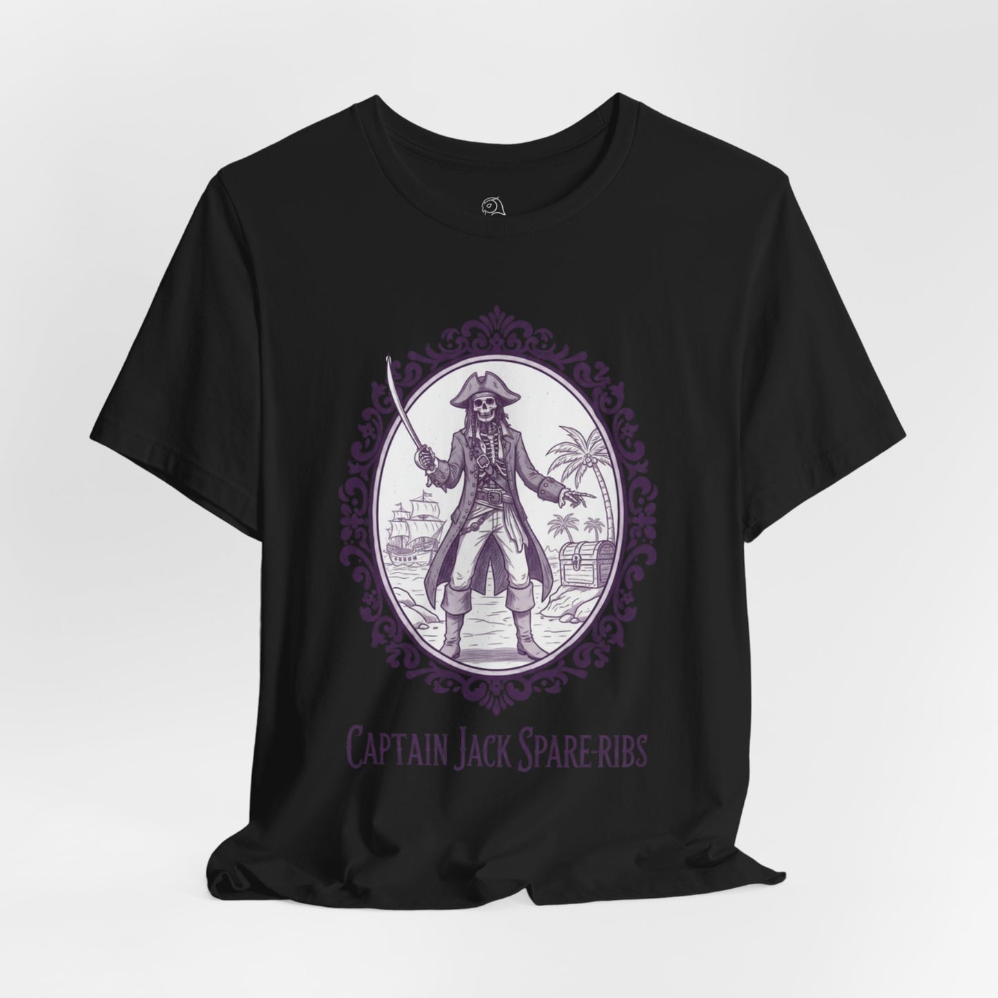 Captain Jack Spare-ribs | Gothic Tee, Skeleton Illustration